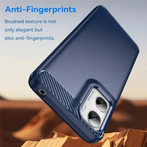 Motorola Moto G06 / Moto G06 Power Kék Techsuit - Carbon Silicone tok - 4