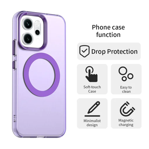 Oppo Reno14 Lila Techsuit CandyCase MagSafe tok - 2