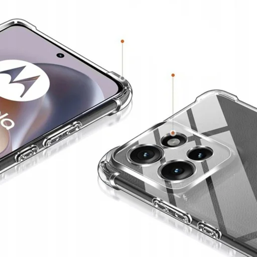 Motorola Moto G86 Power átlátszó Techsuit Shockproof Clear Silicone tok - 3