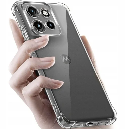 Motorola Moto G86 Power átlátszó Techsuit Shockproof Clear Silicone tok - 4