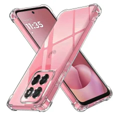 Motorola Moto G57 Power / G67 Power Techsuit Shockproof Clear Silicone - Átlátszó tok