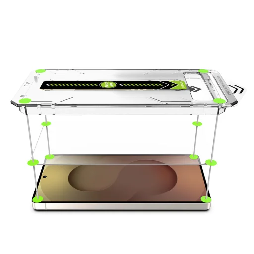 Kijelzővédő - Techsuit TitanGlass CrystalHD (2 db) - Samsung Galaxy S25 / Galaxy S24 - Átlátszó. üvegfólia - 6