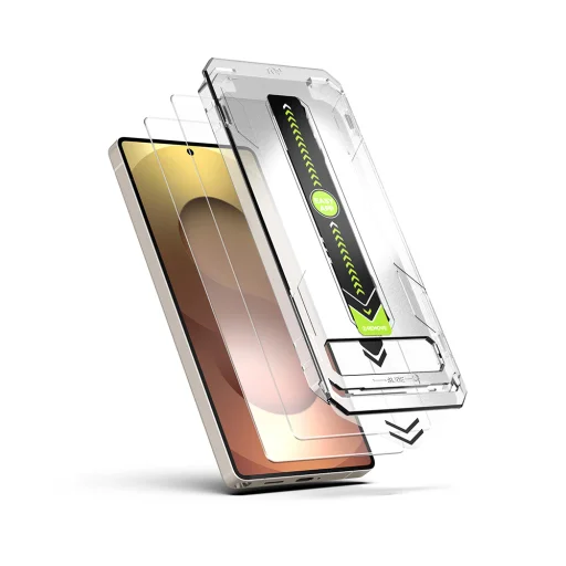 Samsung Galaxy S25 Plus / Galaxy S24 Plus - Techsuit - TitanGlass CrystalHD (2 db) - Átlátszó. üvegfólia - 3