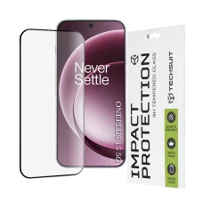 OnePlus 15 Fekete Techsuit - 111D Full Cover / Full Glue Glass / 3D Curved Screen üvegfólia