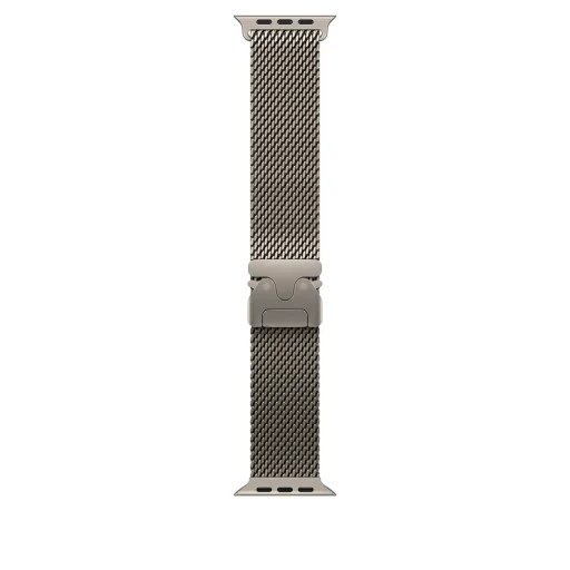 Apple Watch Ultra 3 Cellular 49mm Natural Titanium Case with Natural Titanium Milanese Loop - Medium - 3