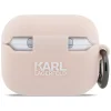 AirPods Pro 3 Karl Lagerfeld Choupette Head 3D szilikon tok rózsaszín thumbnail