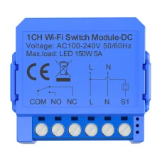 Avatto WSM16-DC32V-1 WiFi kapcsoló 1CH Feszültségmentes Érintkező