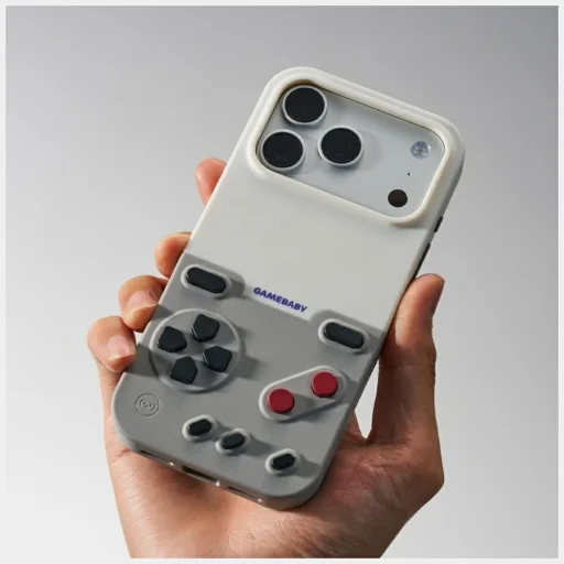 iPhone 17 Pro Max GameBaby kontrolleres tok szürke - 8