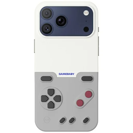 iPhone 17 Pro Max GameBaby kontrolleres tok szürke - 1