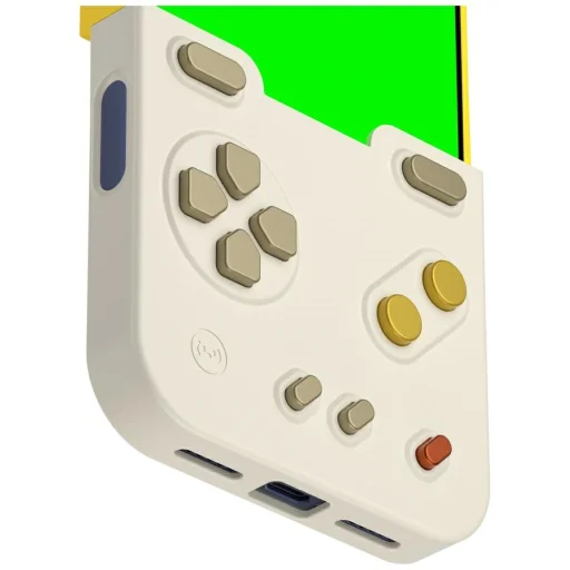 iPhone 17 Pro Max GameBaby tok kontrollerrel sárga - 5