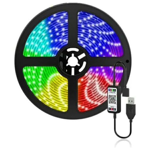 RGB LED szalag Bluetooth vezérlővel 5m XTRIKE ME HT-5050 B5 - 3