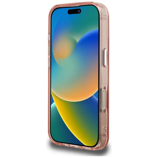 iPhone 16 Pro Max Karl Lagerfeld IML Aquarelle Choupette & Logo rózsaszín tok - 9