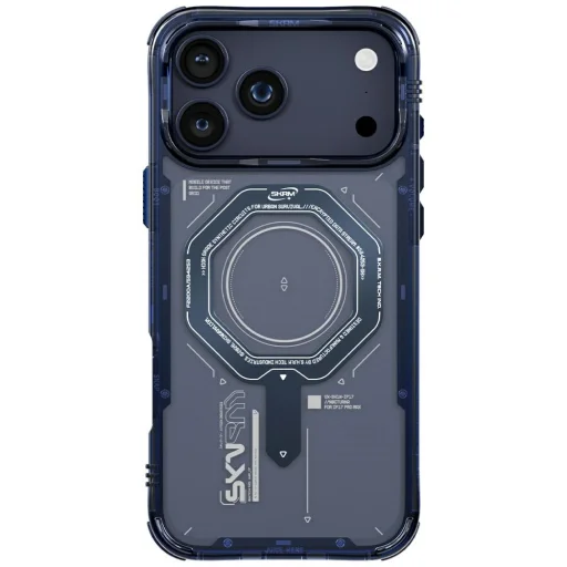 iPhone 17 Pro Max Skinarma Magma mágneses töltés képes kék tok - 1