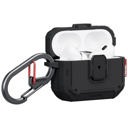 Apple AirPods Pro 3 tok Skinarma Mecha LE fekete - 2