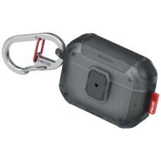 Apple AirPods Pro 3 Skinarma Mecha LE tok füstszínű