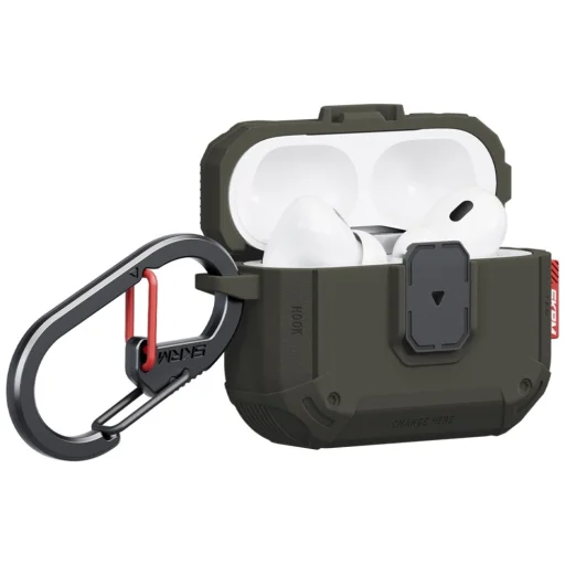 Apple AirPods Pro 3 tok Case Skinarma Mecha LE forest - 2