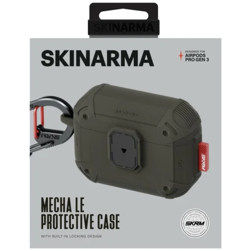 Apple AirPods Pro 3 tok Case Skinarma Mecha LE forest - 4