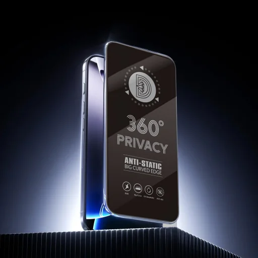 iPhone 17, 16 Pro edzett üveg Privacy 360 üvegfólia - 8