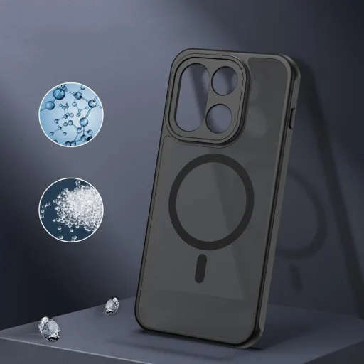 OnePlus 15 Tech-Protect Magmat Magsafe Matt Fekete tok - 3