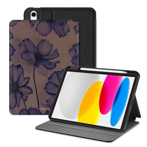 iPad 10.9" 2022 / iPad 11" 2025 Tech-Protect Lamano Velvet Night tok - 2