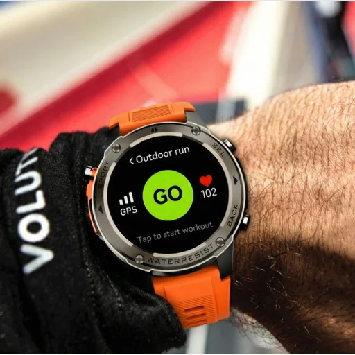 Blavec Smartwatch M-03 Predator AMOLED GPS Hívás (SWM03-GP) grafit + 1 szíj - 9