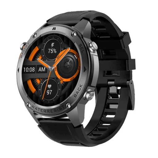 Blavec Smartwatch M-03 Predator AMOLED GPS Hívás (SWM03-GP) grafit + 1 szíj - 1