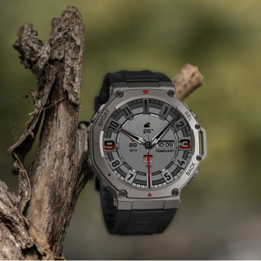 Blavec Smartwatch M-04 Falcon AMOLED GPS Hanghívás (SWM04-GP) grafit + 1 szíj - 9