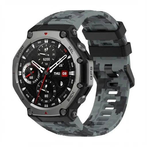 Blavec Smartwatch M-04 Falcon AMOLED GPS Hanghívás (SWM04-GP) grafit + 1 szíj - 2