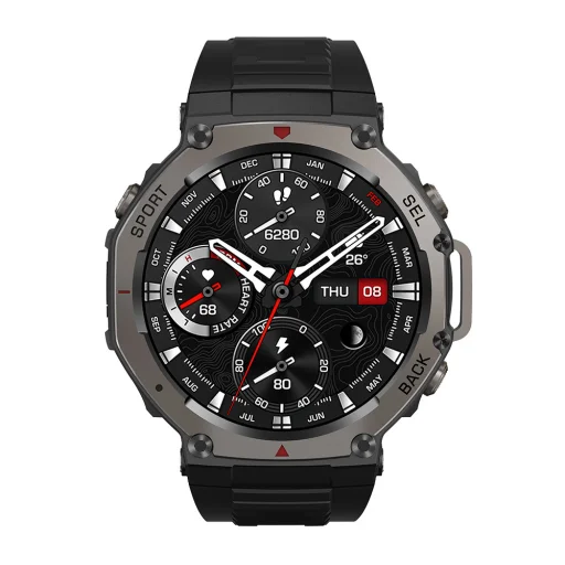 Blavec Smartwatch M-04 Falcon AMOLED GPS Hanghívás (SWM04-GP) grafit + 1 szíj - 3