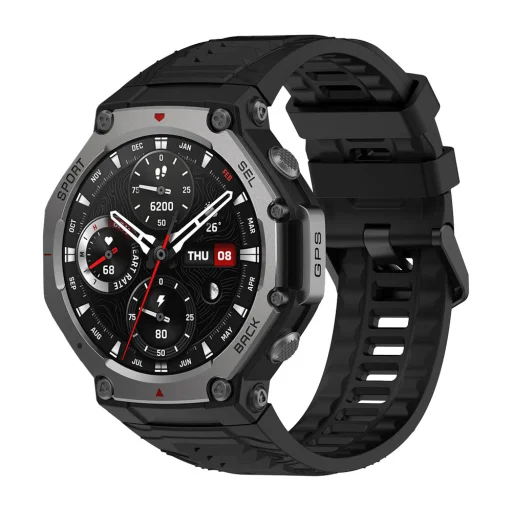 Blavec Smartwatch M-04 Falcon AMOLED GPS Hanghívás (SWM04-GP) grafit + 1 szíj - 1