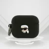Karl Lagerfeld Szilikon Karl Fej 3D AirPods Pro 3 fekete tok thumbnail