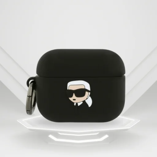 Karl Lagerfeld Szilikon Karl Fej 3D AirPods Pro 3 fekete tok - 12
