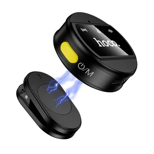 Wireless Mikrofon Hoco L21, Lightning, Fekete - 5