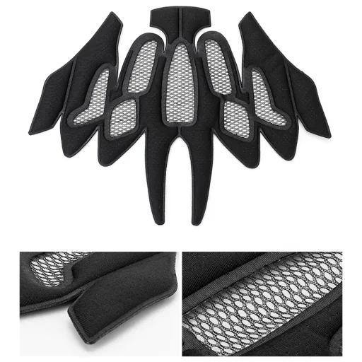 Rockbros TS-61 10110061002 Gyermek Biciklis Sisak Levehető Állrésszel M méret (54-57) - Kék - 6