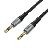 3.5 mm-ről 3.5 mm-re audio kábel Hoco UPA33, 1.5 m, fekete thumbnail