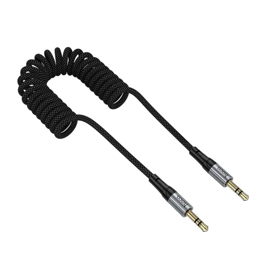 3.5 mm-ről 3.5 mm-re audio kábel Hoco UPA33, 1.5 m, fekete - 6