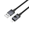 USB-A - Lightning kábel Hoco X118 Display, 12W, 2.4A, 1m, fekete - 5