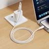 USB-A to Lightning Kábel Hoco X124, 27W, 2.4A, 1m, Fehér - 3