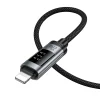 USB-C to Lightning Kábel Hoco Display U148, 27W, 1.2m, Fekete - 4