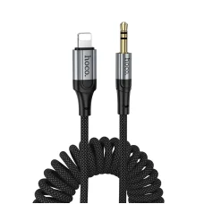 Lightning to 3.5mm Audio Kábel Hoco UPA33A, 1.5m, Fekete