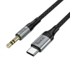 UPA33B USB-C - 3.5mm Audio kábel, 1.5m, fekete thumbnail