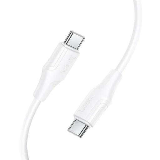 USB-C to USB-C kábel Hoco X124, 60W, 3A, 1m, Fehér - 2
