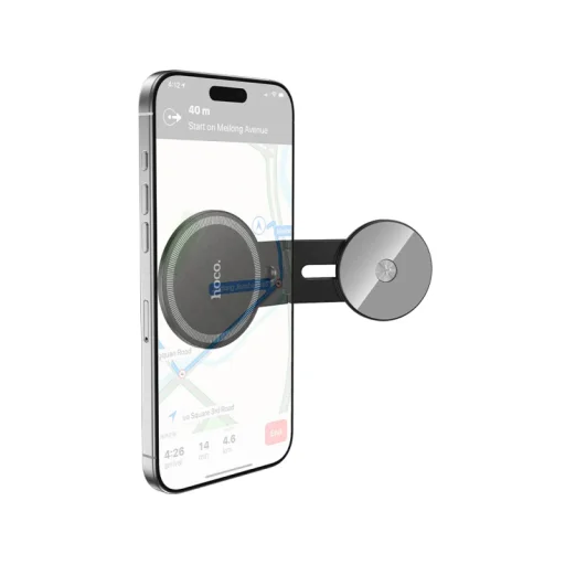 Mágneses Autós Telefontartó Hoco H93, Univerzális, Fekete - 3