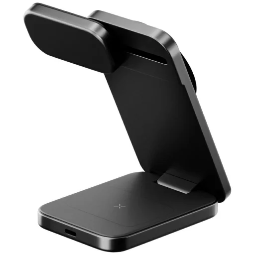 Energea MagTrio 2 3 az 1-ben összecsukható Qi2 25W vezeték nélküli töltő pisztolymetal - 3