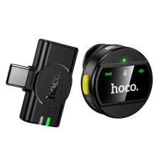 Vezeték nélküli mikrofon Hoco L21, USB-C, Fekete