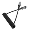 USB-A na Lightning kábel Hoco X121, 27W, 2.4A, 1.5m, čierny thumbnail