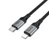 USB-A na Lightning kábel Hoco X121, 27W, 2.4A, 1.5m, čierny thumbnail