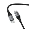 USB-A na Lightning kábel Hoco X121, 27W, 2.4A, 1.5m, čierny thumbnail