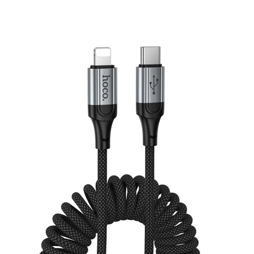 USB-A na Lightning kábel Hoco X121, 27W, 2.4A, 1.5m, čierny - 2