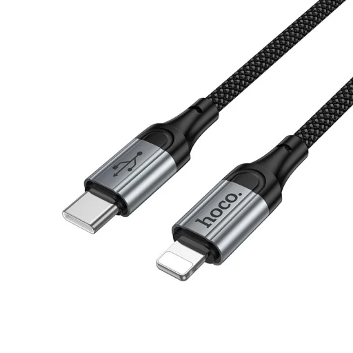 USB-A na Lightning kábel Hoco X121, 27W, 2.4A, 1.5m, čierny - 4